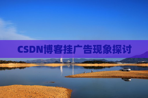CSDN博客挂广告现象探讨